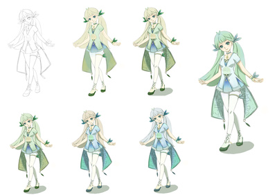 青之藍 動漫人物設(shè)計與開發(fā)的藝術(shù)探索