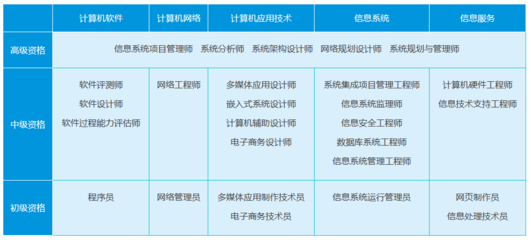 軟考高級職稱報(bào)考專業(yè)資格解析 計(jì)算機(jī)系統(tǒng)集成領(lǐng)域全覽